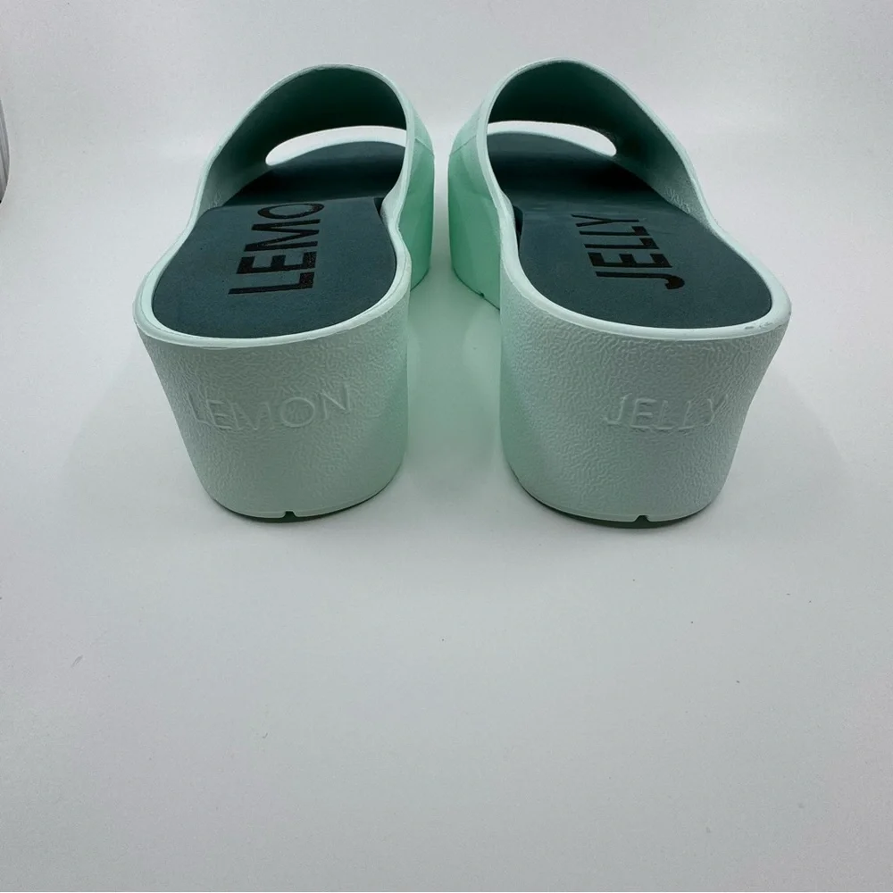 LEMON JELLY SUNNY AQUA GREEN SZ 38 US 7.5 - Picture 6 of 10